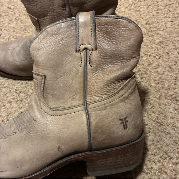 Frye gray Leather Ankle Booties - Picture 4 of 11